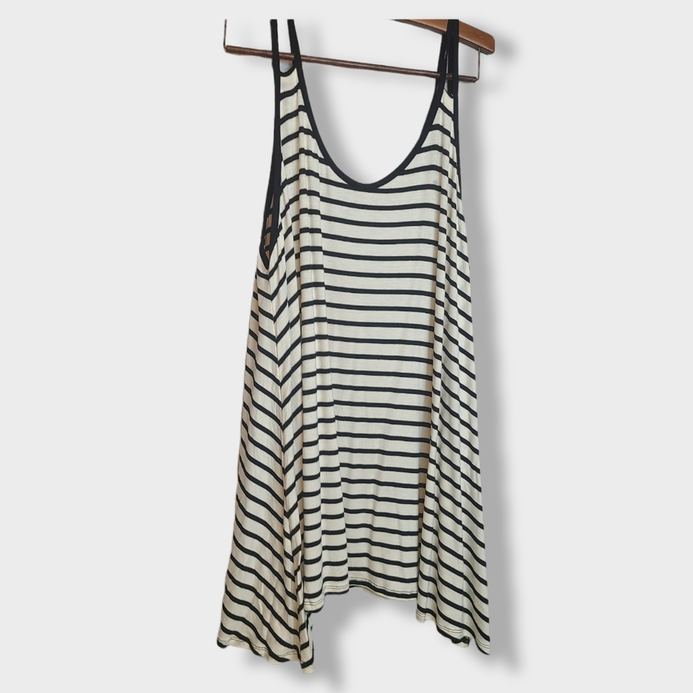 Black and white stripe Tank 3x
